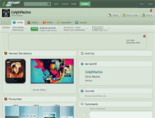 Tablet Screenshot of celphpacino.deviantart.com