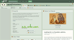 Desktop Screenshot of legendoftheguardians.deviantart.com