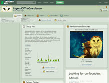 Tablet Screenshot of legendoftheguardians.deviantart.com