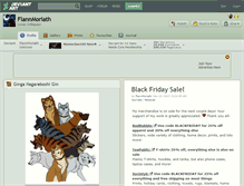 Tablet Screenshot of flannmoriath.deviantart.com