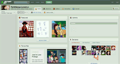 Desktop Screenshot of ferbnessa-lovers.deviantart.com