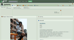 Desktop Screenshot of deadlykitty.deviantart.com