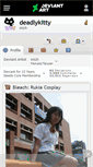 Mobile Screenshot of deadlykitty.deviantart.com
