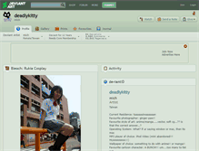 Tablet Screenshot of deadlykitty.deviantart.com