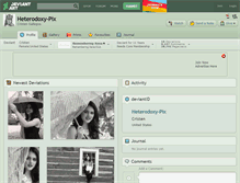 Tablet Screenshot of heterodoxy-pix.deviantart.com