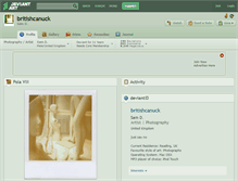 Tablet Screenshot of britishcanuck.deviantart.com
