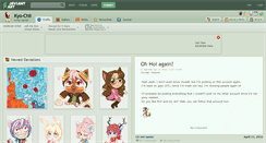 Desktop Screenshot of kyo-chii.deviantart.com