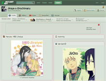 Tablet Screenshot of jiraya-x-orochimaru.deviantart.com