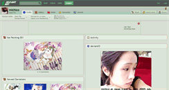 Desktop Screenshot of michico.deviantart.com
