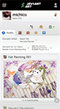 Mobile Screenshot of michico.deviantart.com