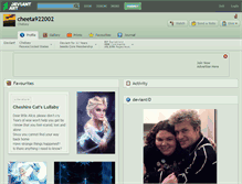Tablet Screenshot of cheeta922002.deviantart.com