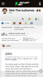 Mobile Screenshot of dna-the-authoress.deviantart.com