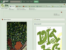 Tablet Screenshot of dkbg.deviantart.com