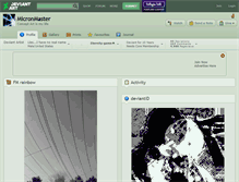 Tablet Screenshot of micronmaster.deviantart.com