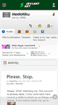 Mobile Screenshot of meekmiku.deviantart.com
