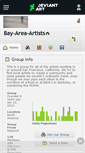 Mobile Screenshot of bay-area-artists.deviantart.com