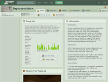 Tablet Screenshot of bay-area-artists.deviantart.com
