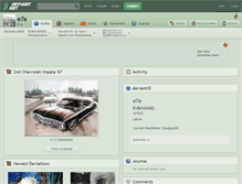 Tablet Screenshot of e7a.deviantart.com
