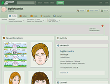Tablet Screenshot of bigfishcomics.deviantart.com