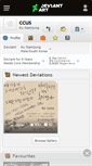 Mobile Screenshot of ccus.deviantart.com
