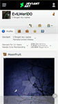 Mobile Screenshot of evilwerido.deviantart.com