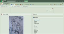Desktop Screenshot of greengelpen.deviantart.com
