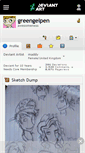 Mobile Screenshot of greengelpen.deviantart.com