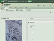 Tablet Screenshot of greengelpen.deviantart.com