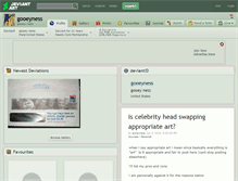 Tablet Screenshot of gooeyness.deviantart.com