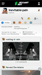 Mobile Screenshot of inevitable-pain.deviantart.com