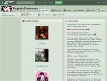 Tablet Screenshot of fangtasticdraculaura.deviantart.com