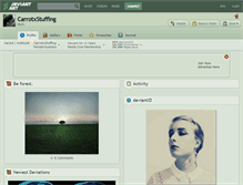 Tablet Screenshot of carrotxstuffing.deviantart.com