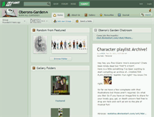 Tablet Screenshot of oberons-garden.deviantart.com