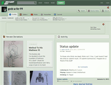 Tablet Screenshot of gods-a-lie-99.deviantart.com