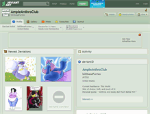 Tablet Screenshot of ampleanthroclub.deviantart.com