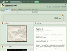Tablet Screenshot of outerarrowhead.deviantart.com