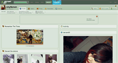 Desktop Screenshot of amybenson.deviantart.com