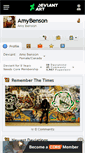 Mobile Screenshot of amybenson.deviantart.com
