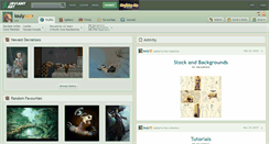 Desktop Screenshot of louly.deviantart.com