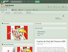 Tablet Screenshot of club-necaxa.deviantart.com