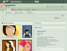 Tablet Screenshot of mummerslover.deviantart.com