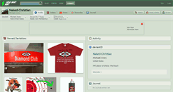 Desktop Screenshot of naked-christian.deviantart.com