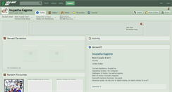 Desktop Screenshot of inuyasha-kagome.deviantart.com