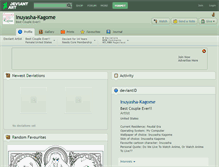 Tablet Screenshot of inuyasha-kagome.deviantart.com