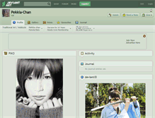 Tablet Screenshot of pekkia-chan.deviantart.com