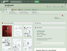 Tablet Screenshot of khvidsroyale.deviantart.com