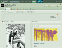 Tablet Screenshot of apathetic-violinist.deviantart.com