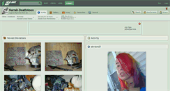 Desktop Screenshot of narrah-deathmoon.deviantart.com