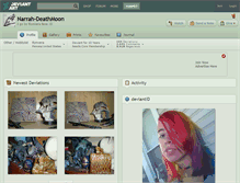 Tablet Screenshot of narrah-deathmoon.deviantart.com