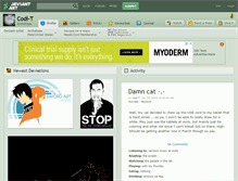 Tablet Screenshot of codi-t.deviantart.com